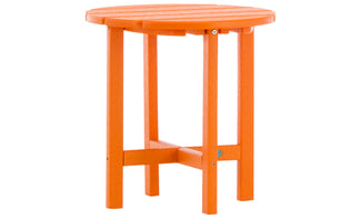 Polywood Tangerine Round Side Table 2
